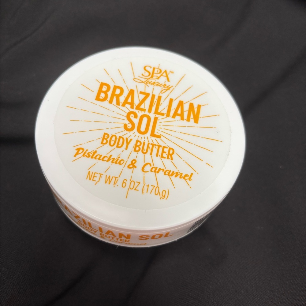 NEW SPA Luxury Brazilian Sol Pistachio & Caramel Body Butter